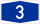 Bundesautobahn 3 number.svg