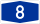 Bundesautobahn 8 number.svg